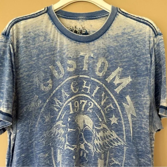 Vintage Y2K Mens 2X Shirt Bundle Burnout Tshirts Machine Motor Chop Shop Skull - Picture 11 of 15